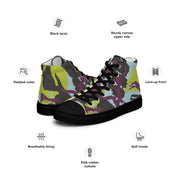 DPM Kenyan Naval CAMO Mens High-Top Canvas Shoes