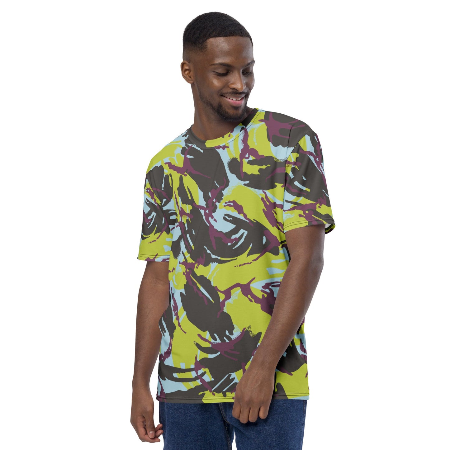 Kenyan DPM Navy CAMO Mens t-shirt - T-Shirts