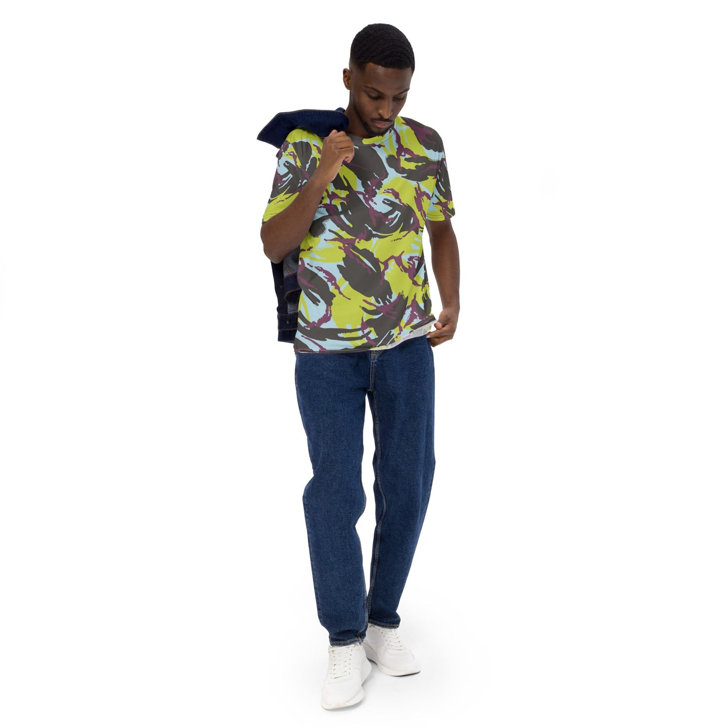 Kenyan DPM Navy CAMO Mens t-shirt - T-Shirts