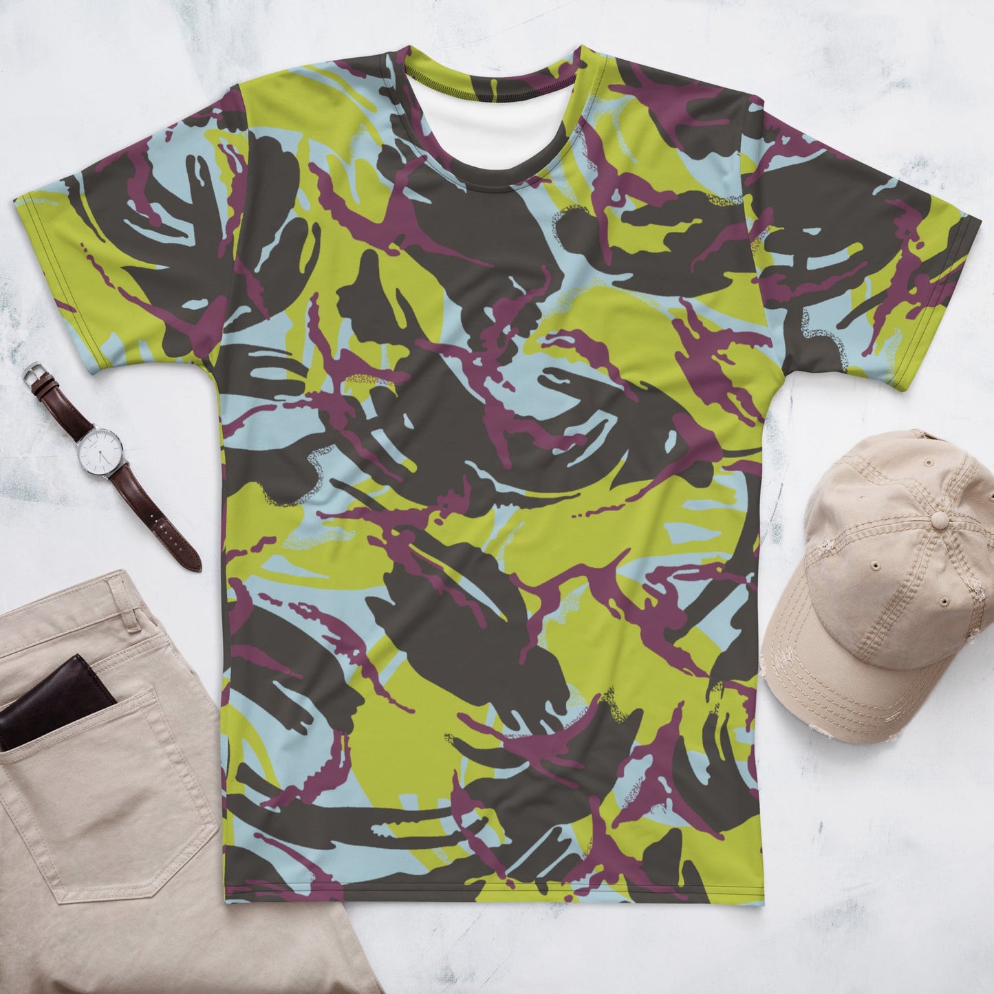Kenyan DPM Navy CAMO Mens t-shirt - XS - T-Shirts