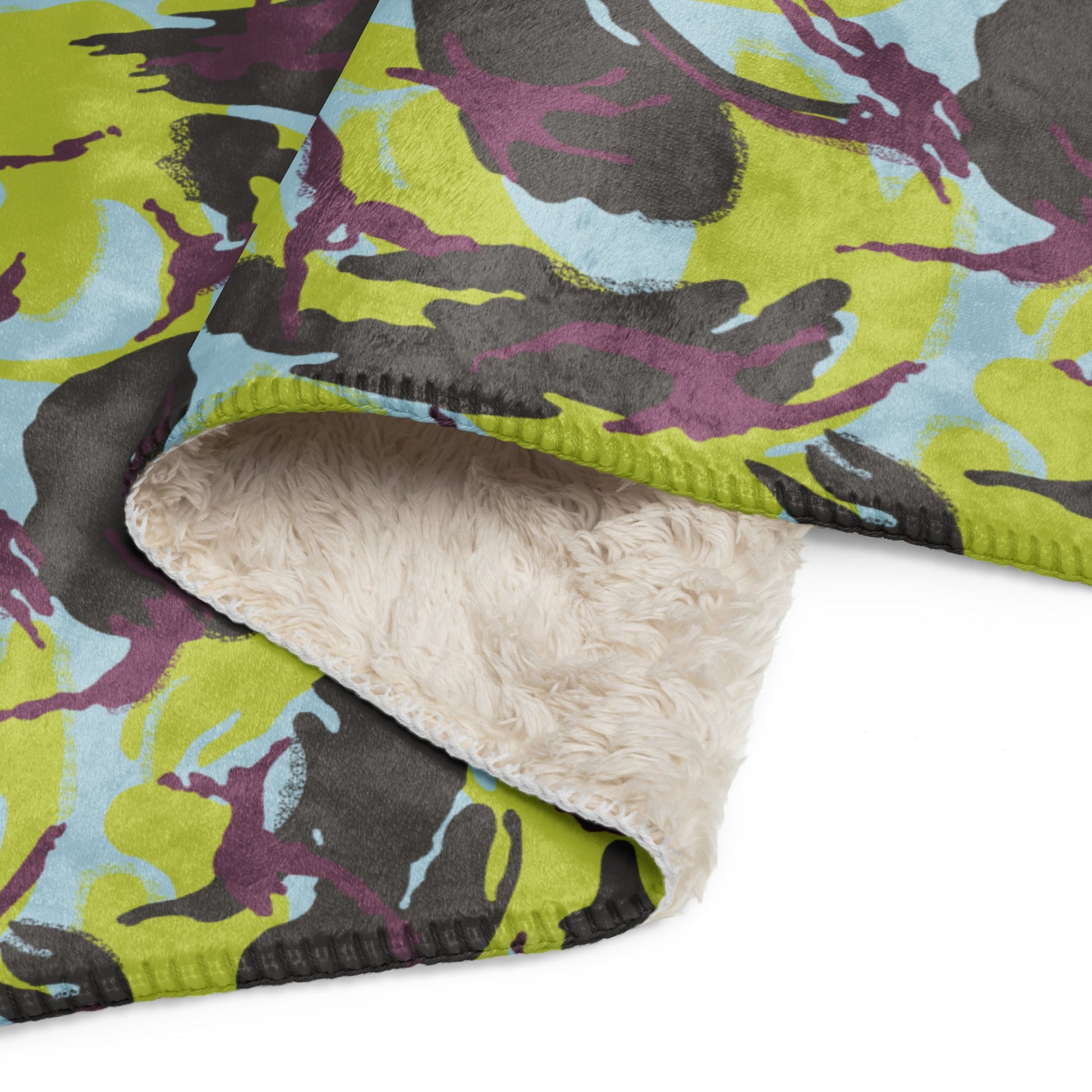 Kenyan DPM Navy CAMO Sherpa blanket - Blankets