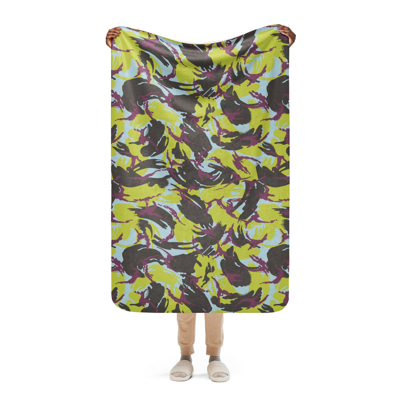 DPM Kenyan Naval CAMO Sherpa Blanket - 37″×57″