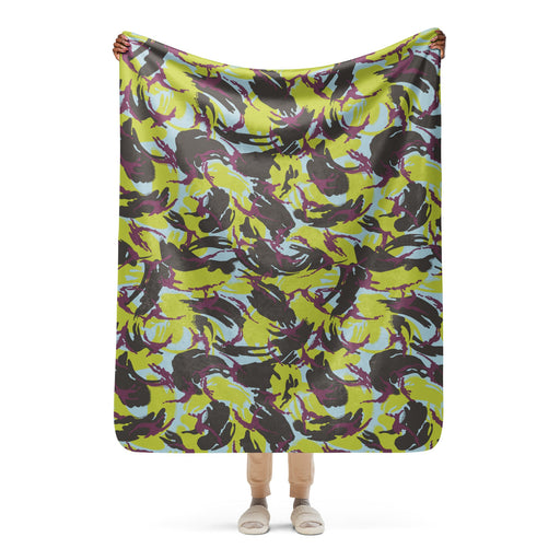 DPM Kenyan Naval CAMO Sherpa Blanket - 50″×60″