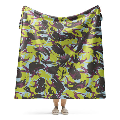 Kenyan DPM Navy CAMO Sherpa blanket - 60″×80″ - Blankets