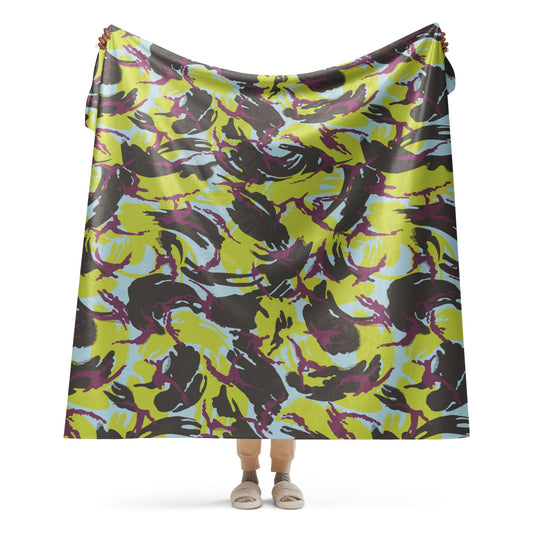 Kenyan DPM Navy CAMO Sherpa blanket - 60″×80″ - Blankets
