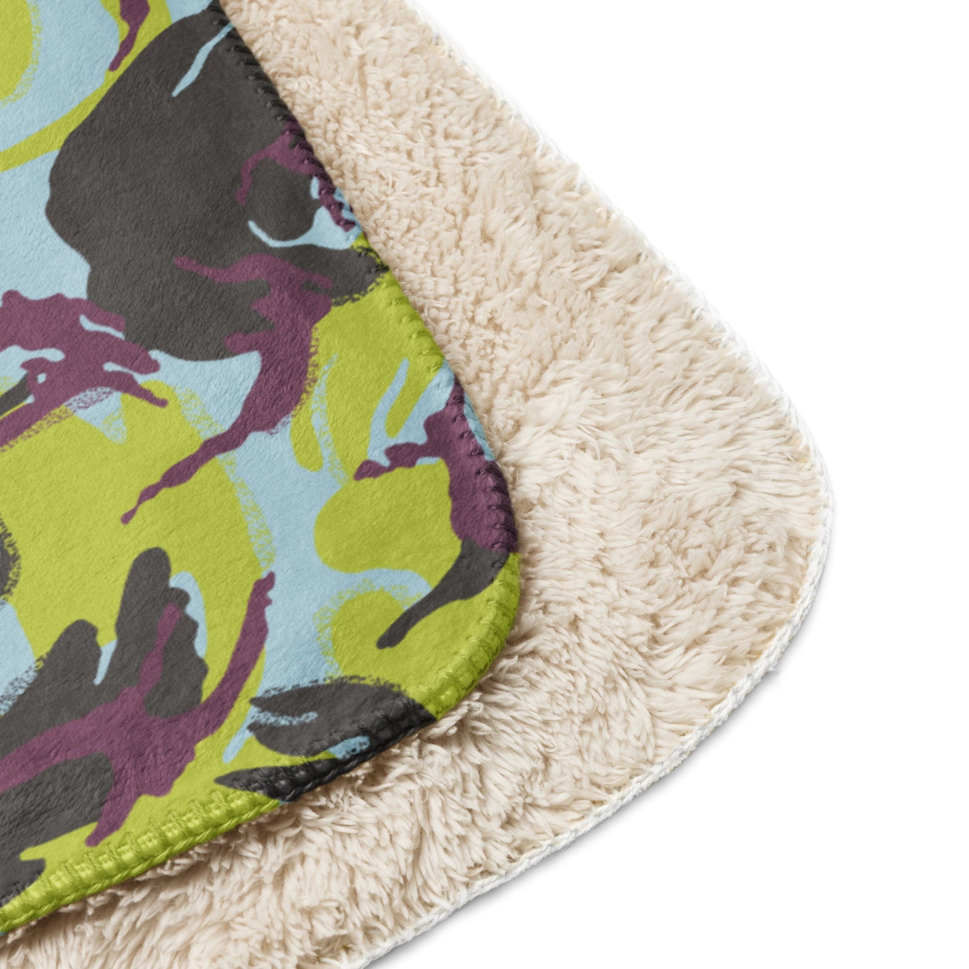 Kenyan DPM Navy CAMO Sherpa blanket - Blankets