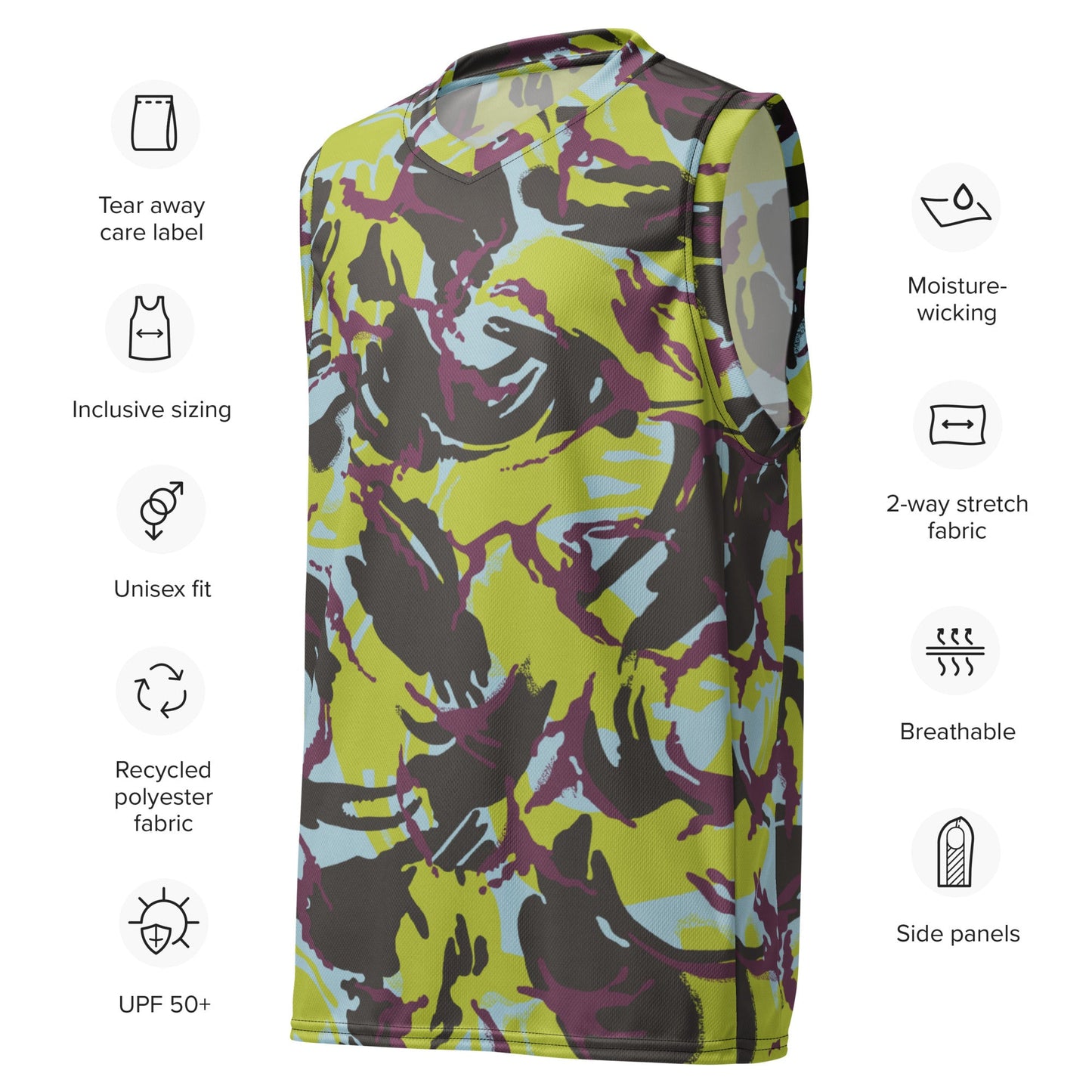 Kenyan DPM Navy CAMO unisex basketball jersey - Basketball Jerseys