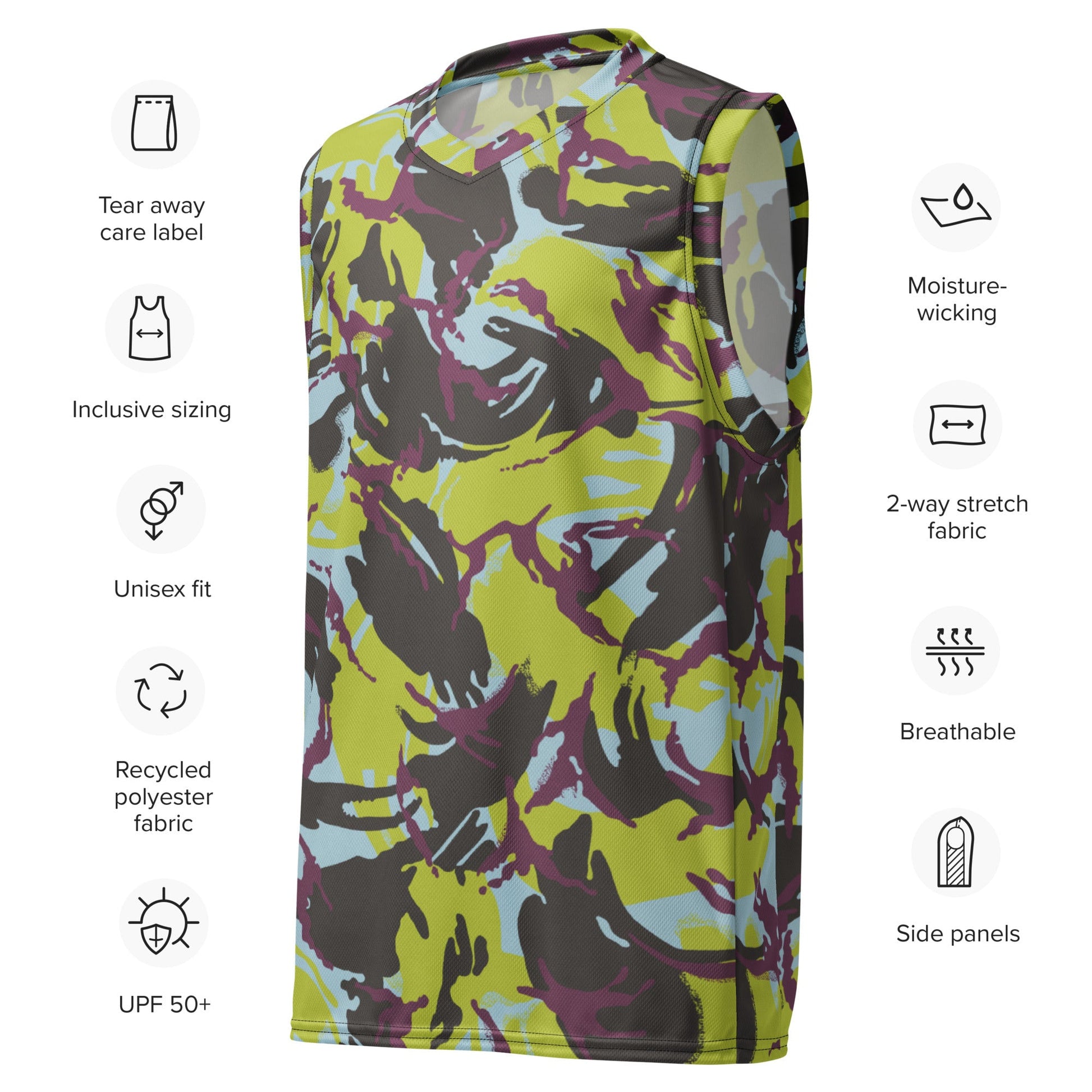 Kenyan DPM Navy CAMO unisex basketball jersey - Basketball Jerseys