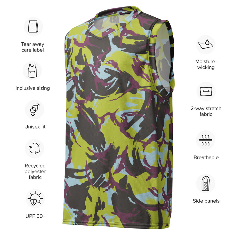 DPM Kenyan Naval CAMO Unisex Basketball Jersey