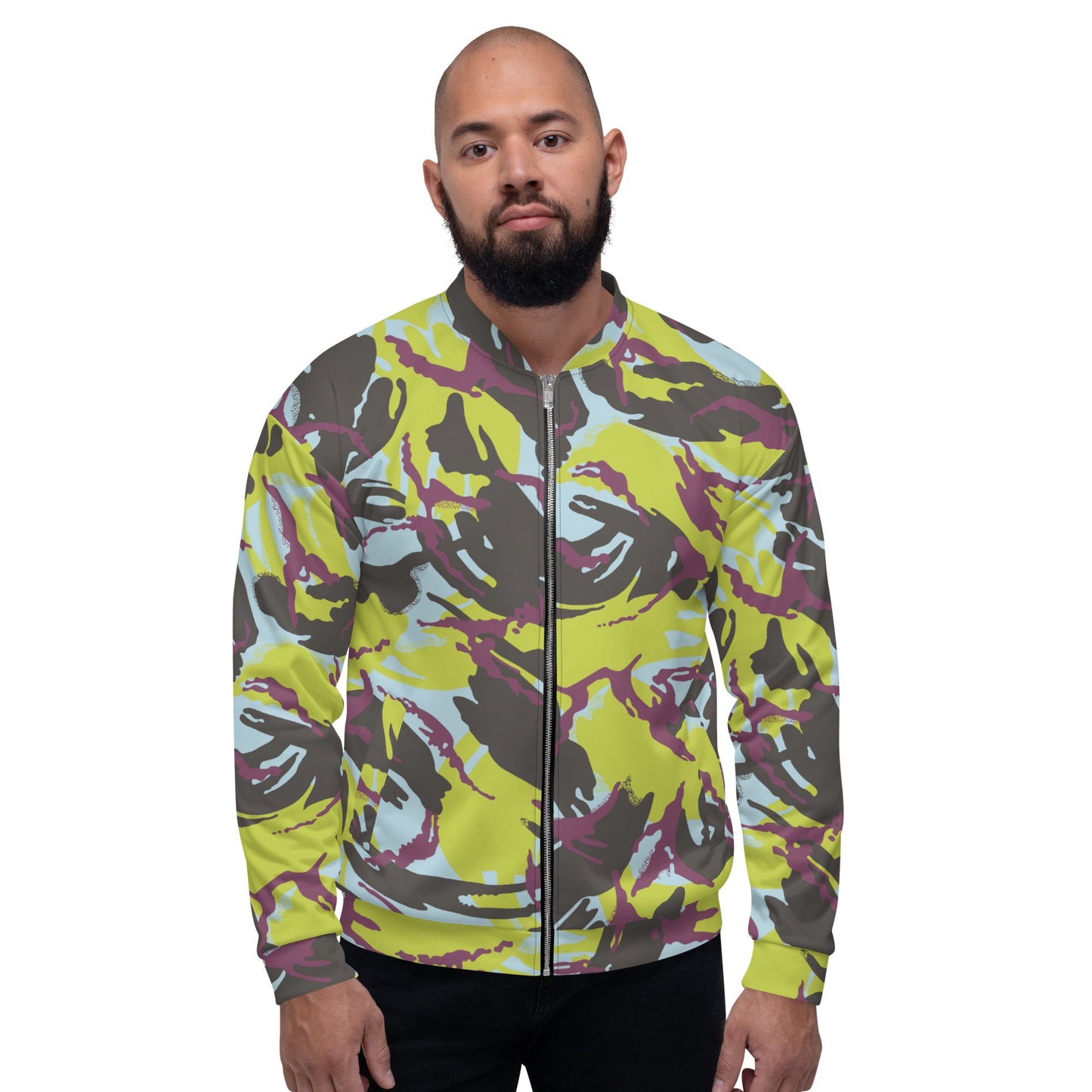 Kenyan DPM Navy CAMO Unisex Bomber Jacket - Jackets
