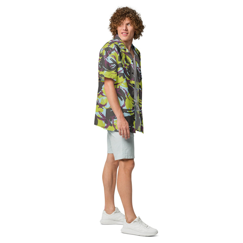 DPM Kenyan Naval CAMO Unisex Short-Sleeve Button Shirt - Button-Up