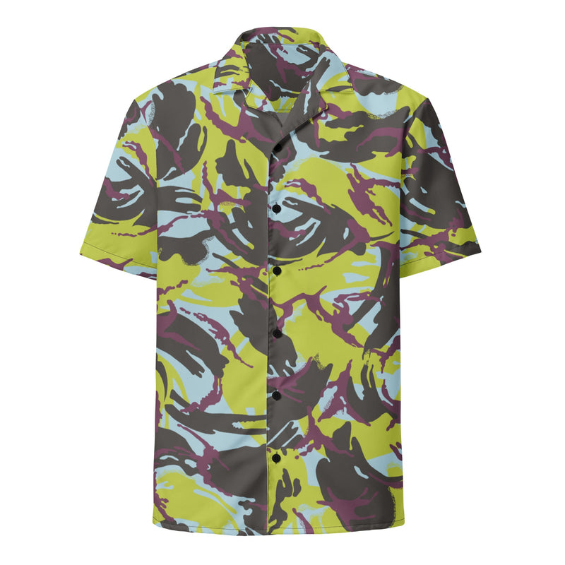 DPM Kenyan Naval CAMO Unisex Short-Sleeve Button Shirt - Button-Up