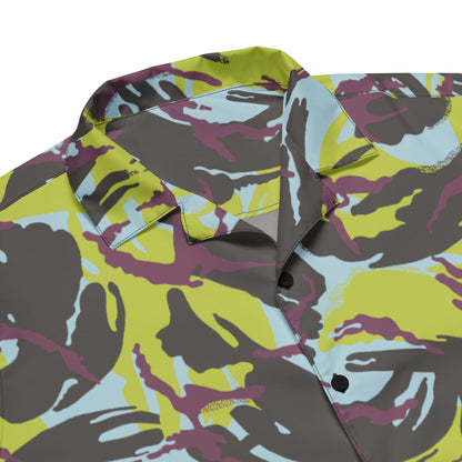 Kenyan DPM Navy CAMO Unisex button shirt - Button Shirts