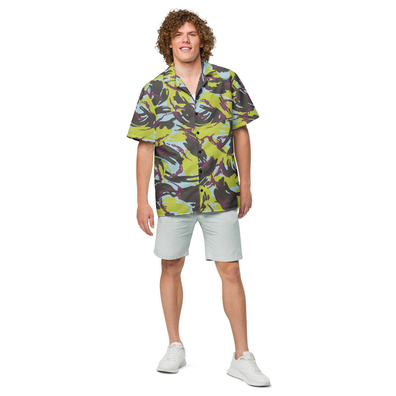 DPM Kenyan Naval CAMO Unisex Short-Sleeve Button Shirt - Button-Up