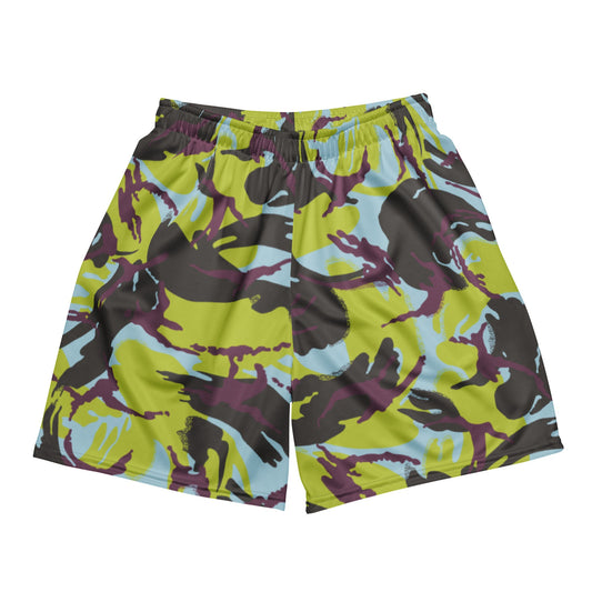 Kenyan DPM Navy CAMO Unisex mesh shorts - 2XS - Mesh Shorts
