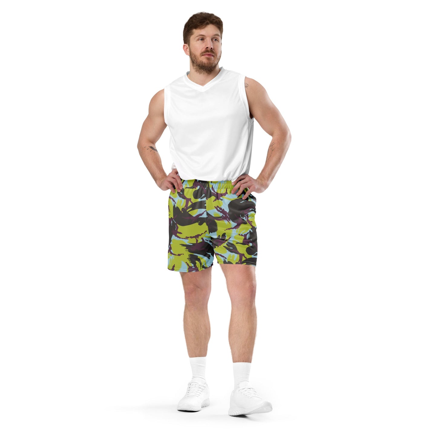 Kenyan DPM Navy CAMO Unisex mesh shorts - Mesh Shorts