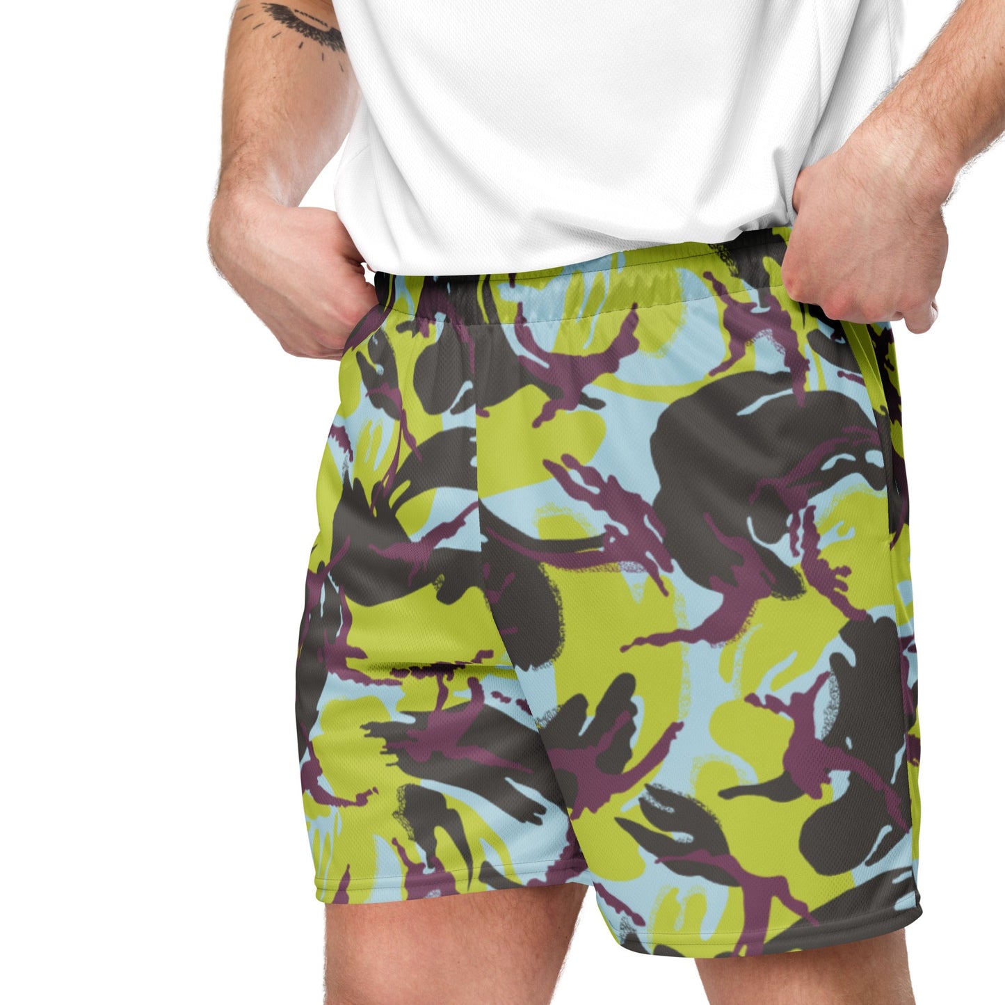 Kenyan DPM Navy CAMO Unisex mesh shorts - Mesh Shorts