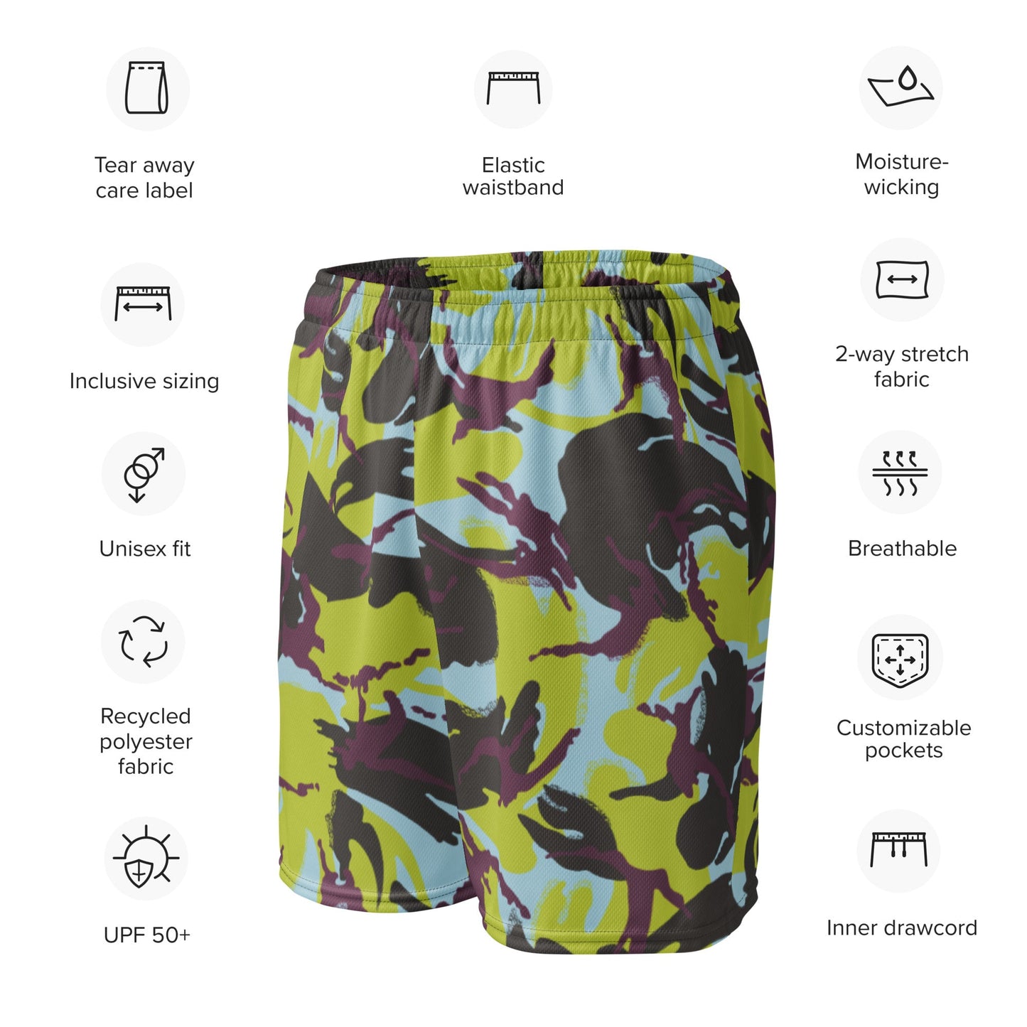 Kenyan DPM Navy CAMO Unisex mesh shorts - Mesh Shorts