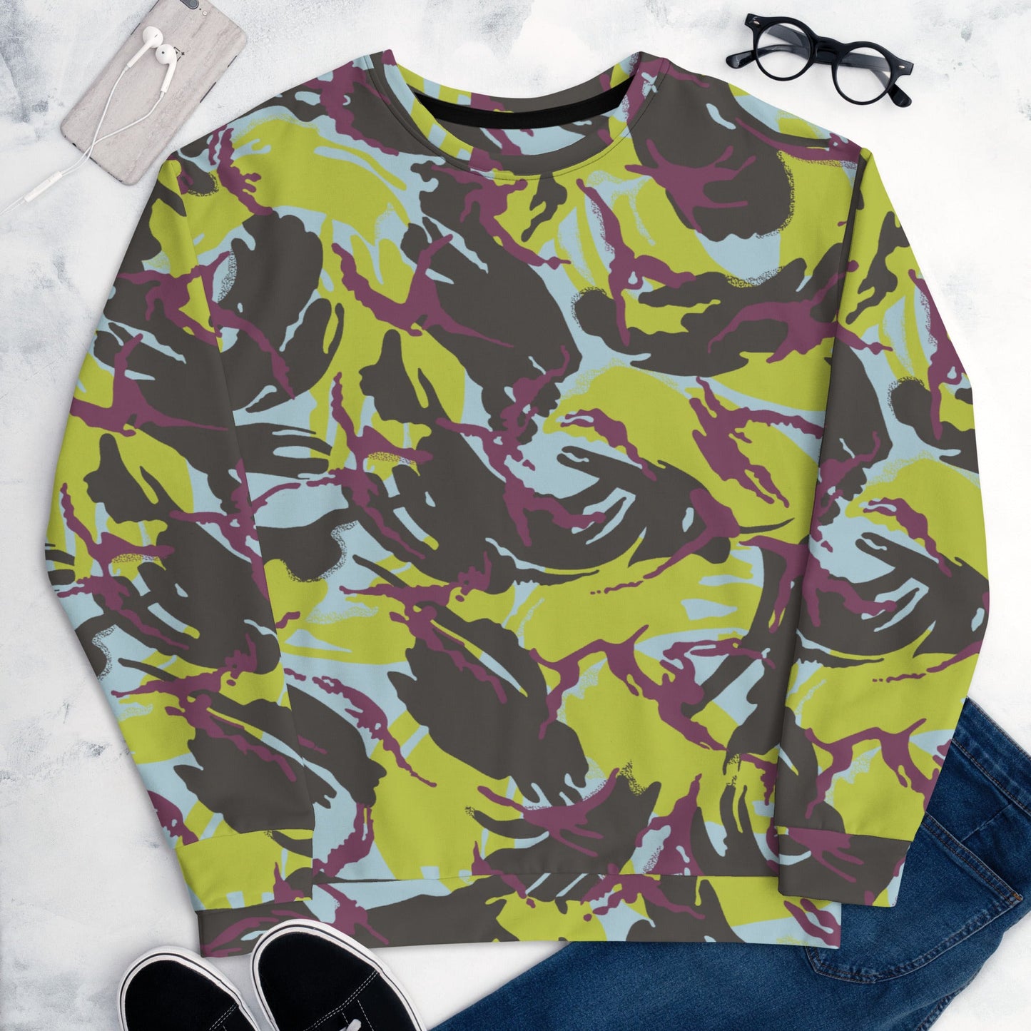 Kenyan DPM Navy CAMO Unisex Sweatshirt - Sweatshirts