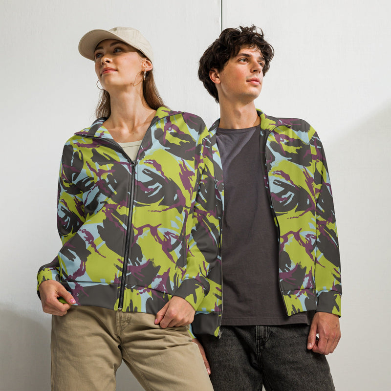 DPM Kenyan Naval CAMO Unisex Track Jacket - 2XS
