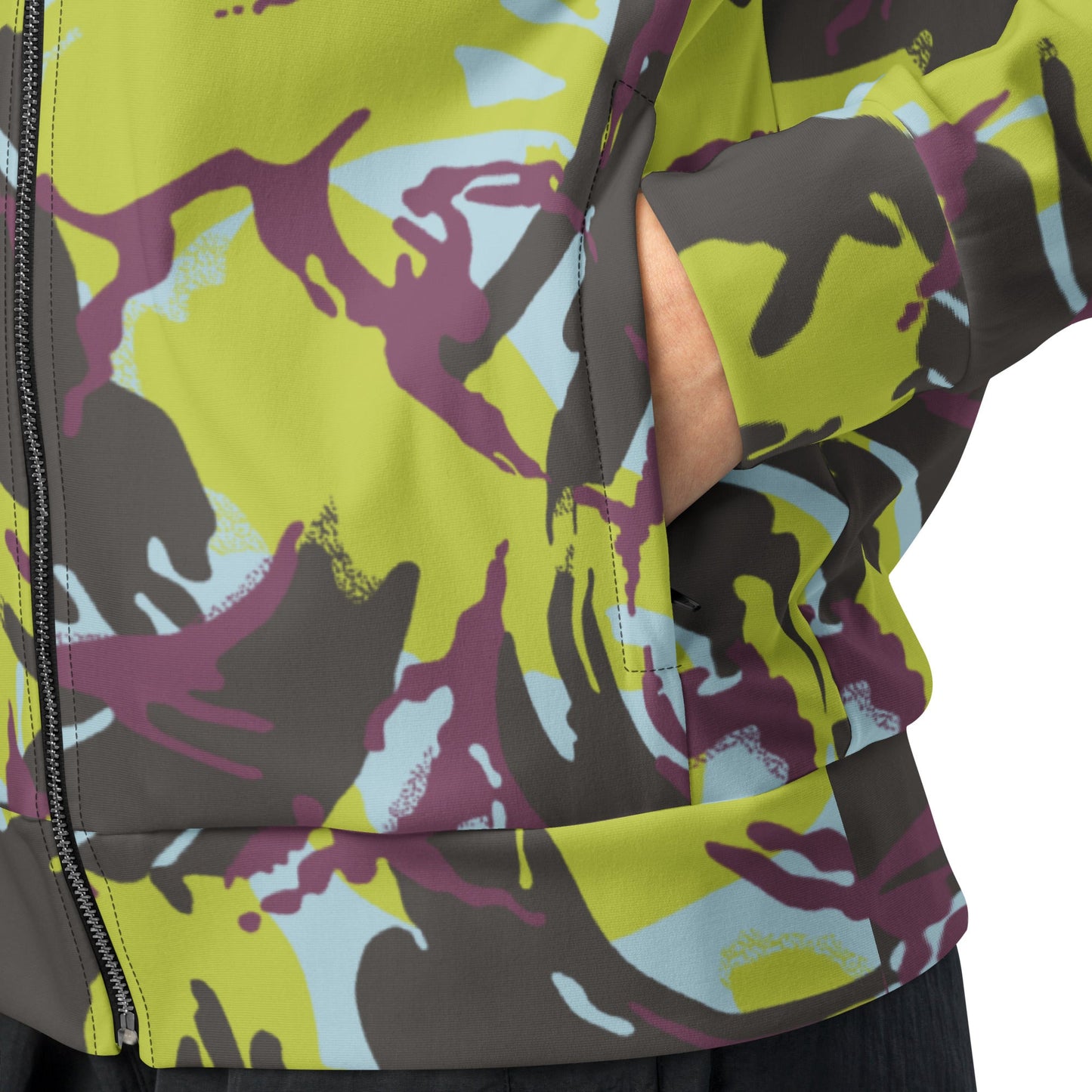 Kenyan DPM Navy CAMO Unisex track jacket - Track Jackets