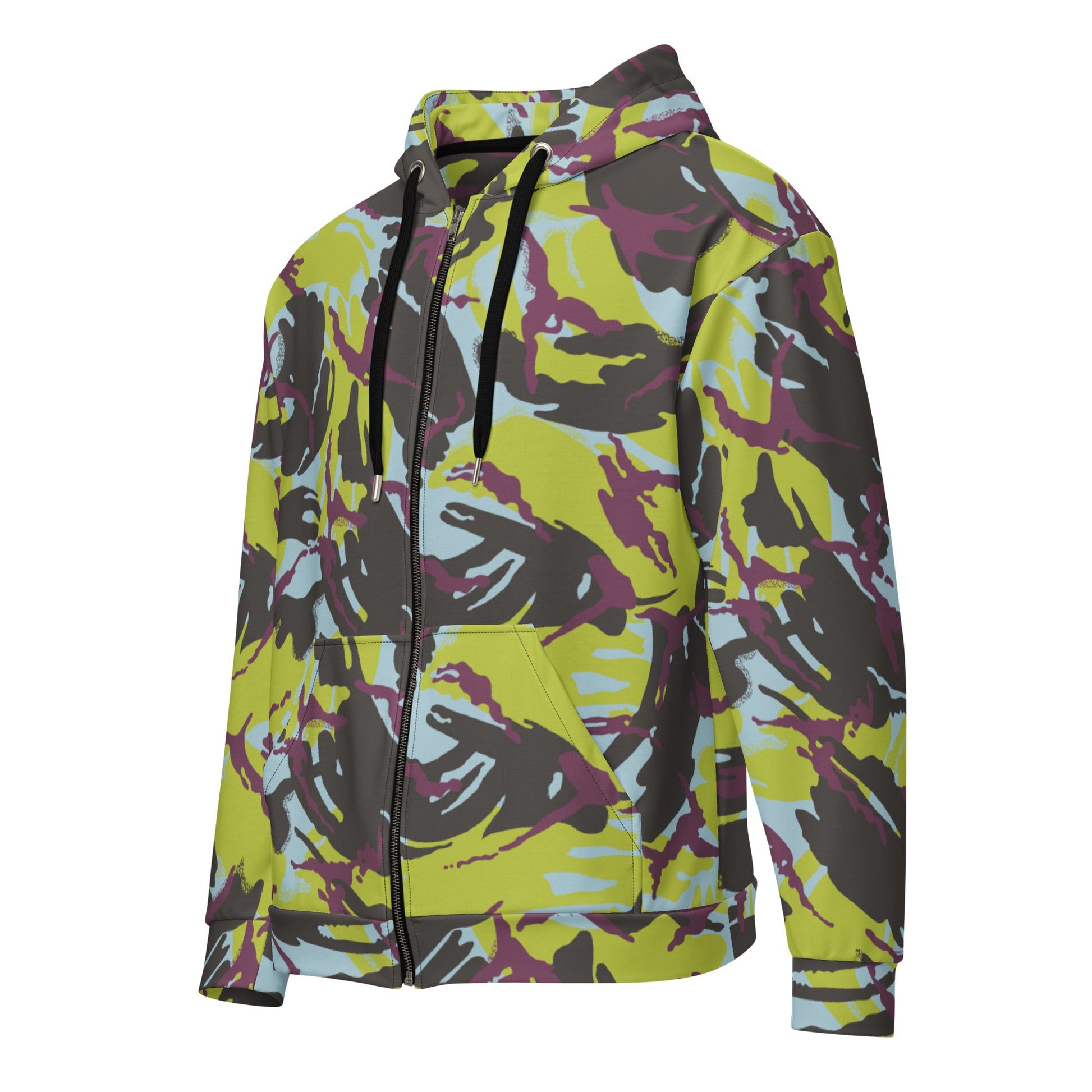 Kenyan DPM Navy CAMO Unisex zip hoodie - Zip Hoodies