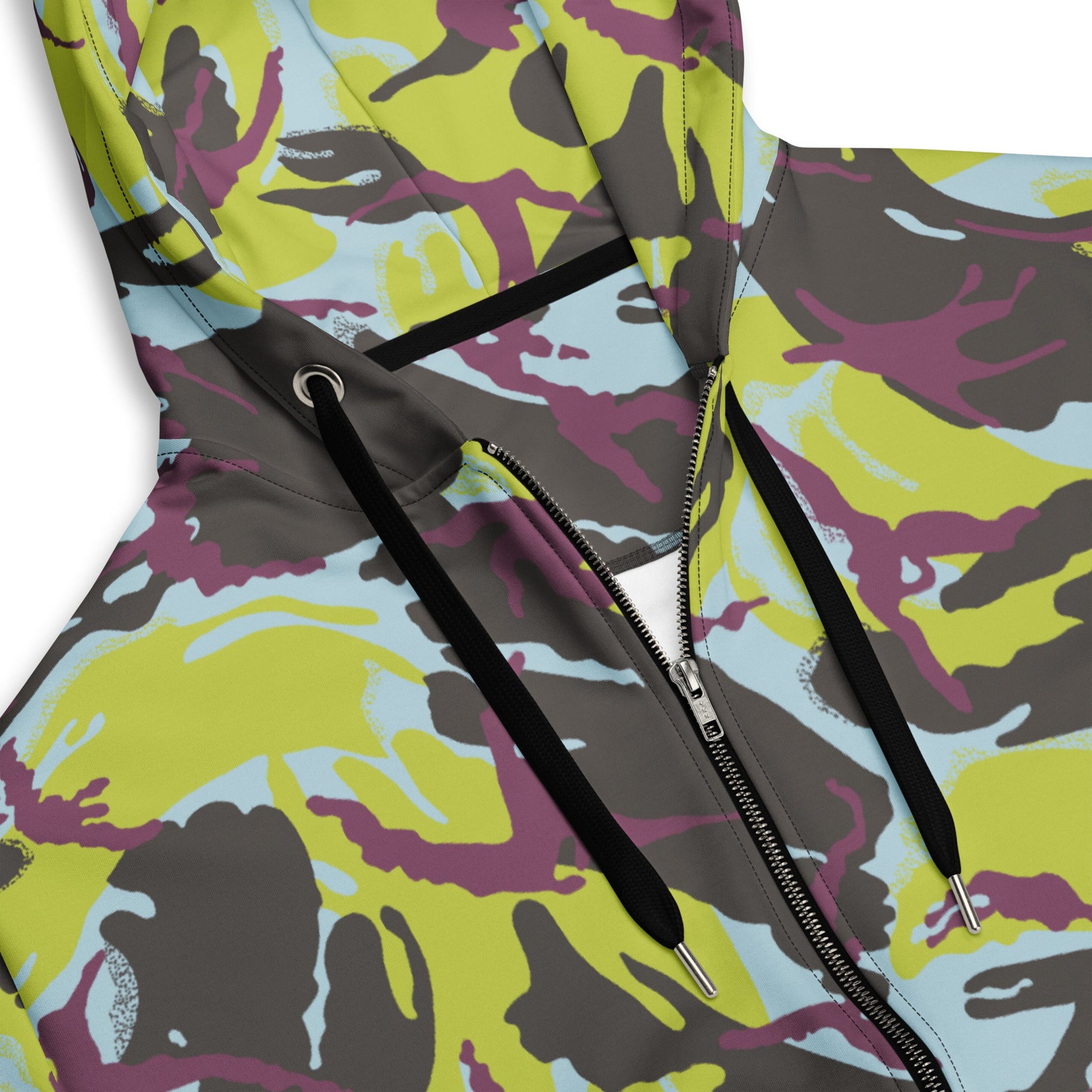 Kenyan DPM Navy CAMO Unisex zip hoodie - Zip Hoodies