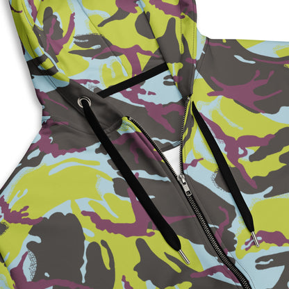 Kenyan DPM Navy CAMO Unisex zip hoodie - Zip Hoodies