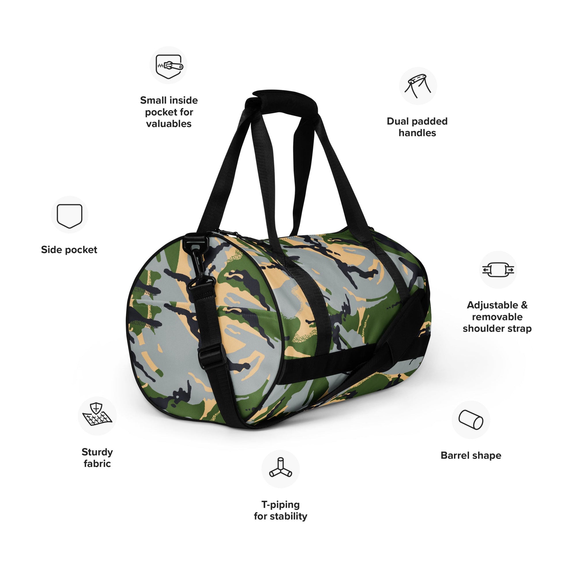 Kenyan DPM Security Forces CAMO gym bag - Gym Bags