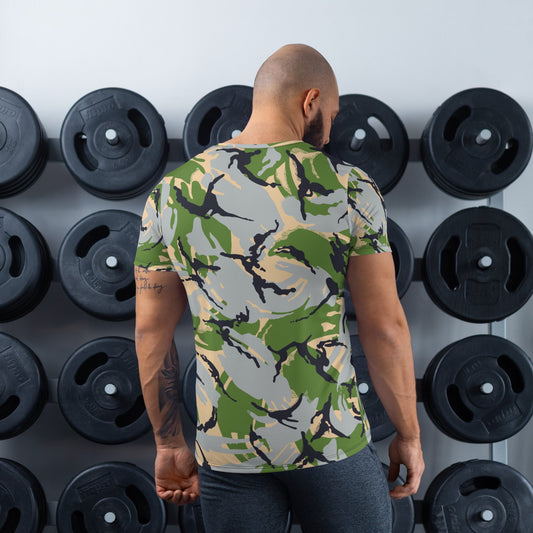 Kenyan DPM Security Forces CAMO Mens Athletic T-shirt - T-Shirts