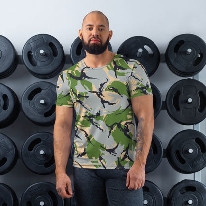 Kenyan DPM Security Forces CAMO Mens Athletic T-shirt - XS - T-Shirts