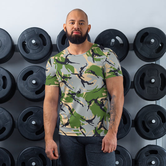 Kenyan DPM Security Forces CAMO Mens Athletic T-shirt - XS - T-Shirts