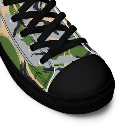 Kenyan DPM Security Forces CAMO Mens high top canvas shoes - High Top Canvas Shoes