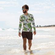 DPM Kenyan Security Forces CAMO Mens Long-Sleeve Rash Guard - XS