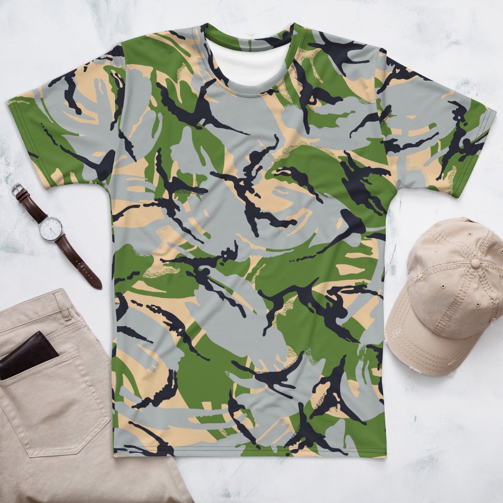 Kenyan DPM Security Forces CAMO Mens t-shirt - XS - T-Shirts