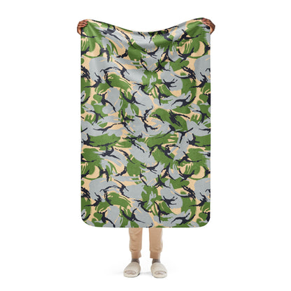 Kenyan DPM Security Forces CAMO Sherpa blanket - 37″×57″ - Blankets