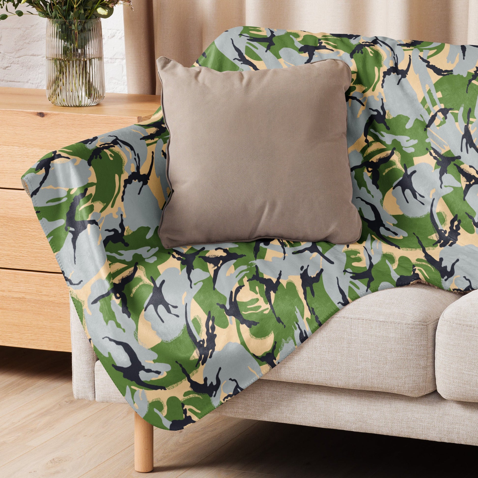 Kenyan DPM Security Forces CAMO Sherpa blanket - Blankets