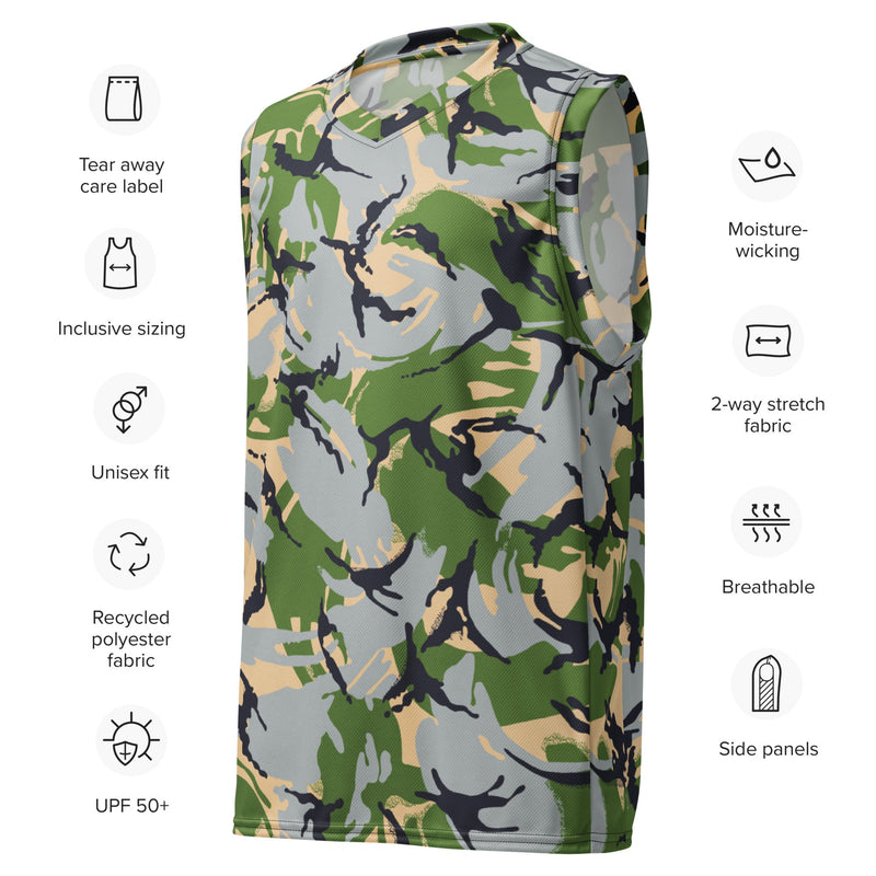 DPM Kenyan Security Forces CAMO Unisex Basketball Jersey