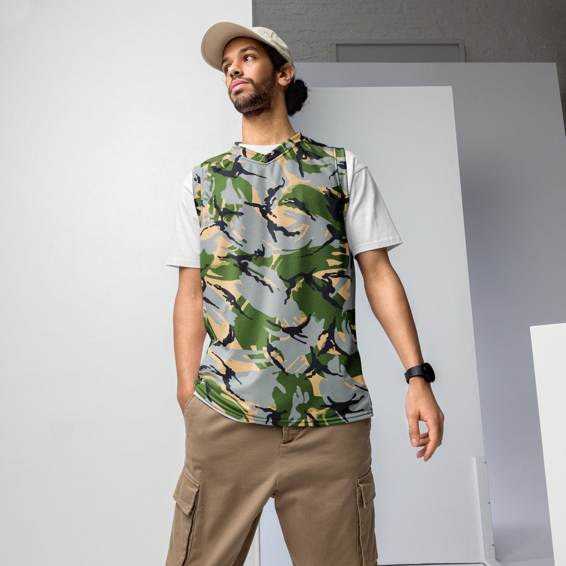 Kenyan DPM Security Forces CAMO unisex basketball jersey - 2XS - Basketball Jerseys