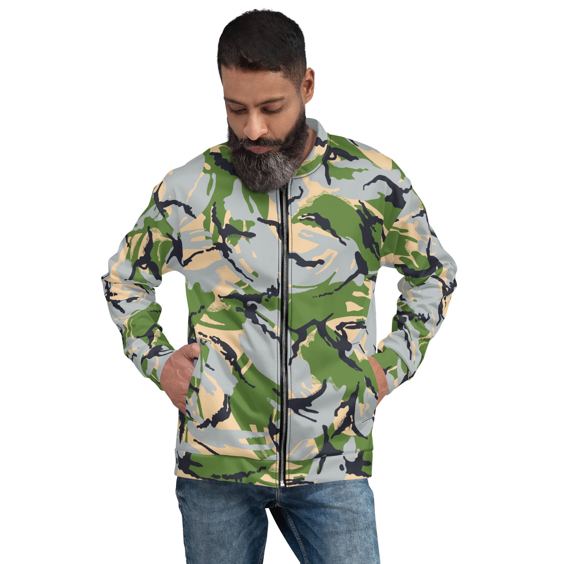 Kenyan DPM Security Forces CAMO Unisex Bomber Jacket - Jackets