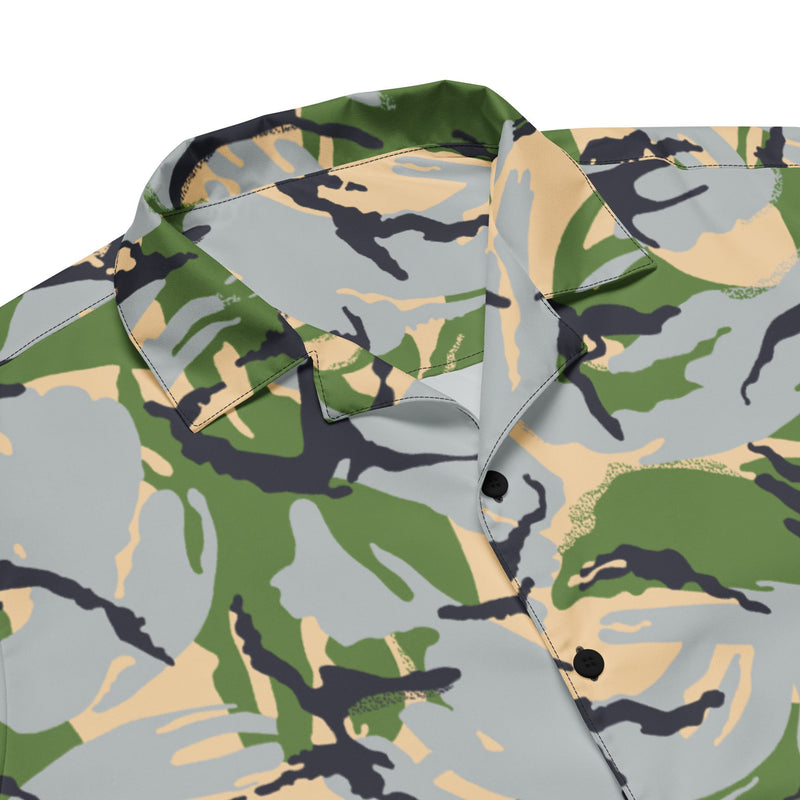 DPM Kenyan Security Forces CAMO Unisex Short-Sleeve Button Shirt - Button-Up