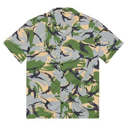 Kenyan DPM Security Forces CAMO Unisex button shirt - 2XS - Button Shirts