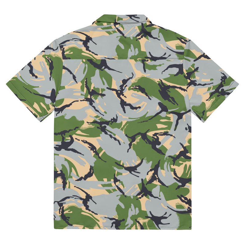 DPM Kenyan Security Forces CAMO Unisex Short-Sleeve Button Shirt - Button-Up