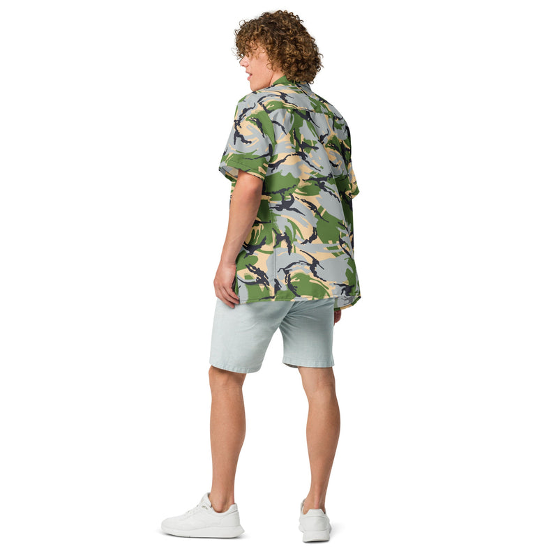 DPM Kenyan Security Forces CAMO Unisex Short-Sleeve Button Shirt - Button-Up