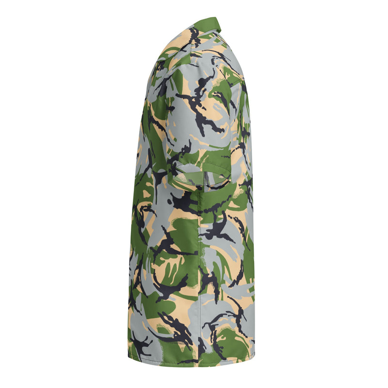 DPM Kenyan Security Forces CAMO Unisex Short-Sleeve Button Shirt - Button-Up