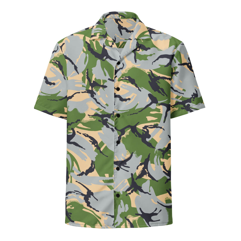 DPM Kenyan Security Forces CAMO Unisex Short-Sleeve Button Shirt - Button-Up