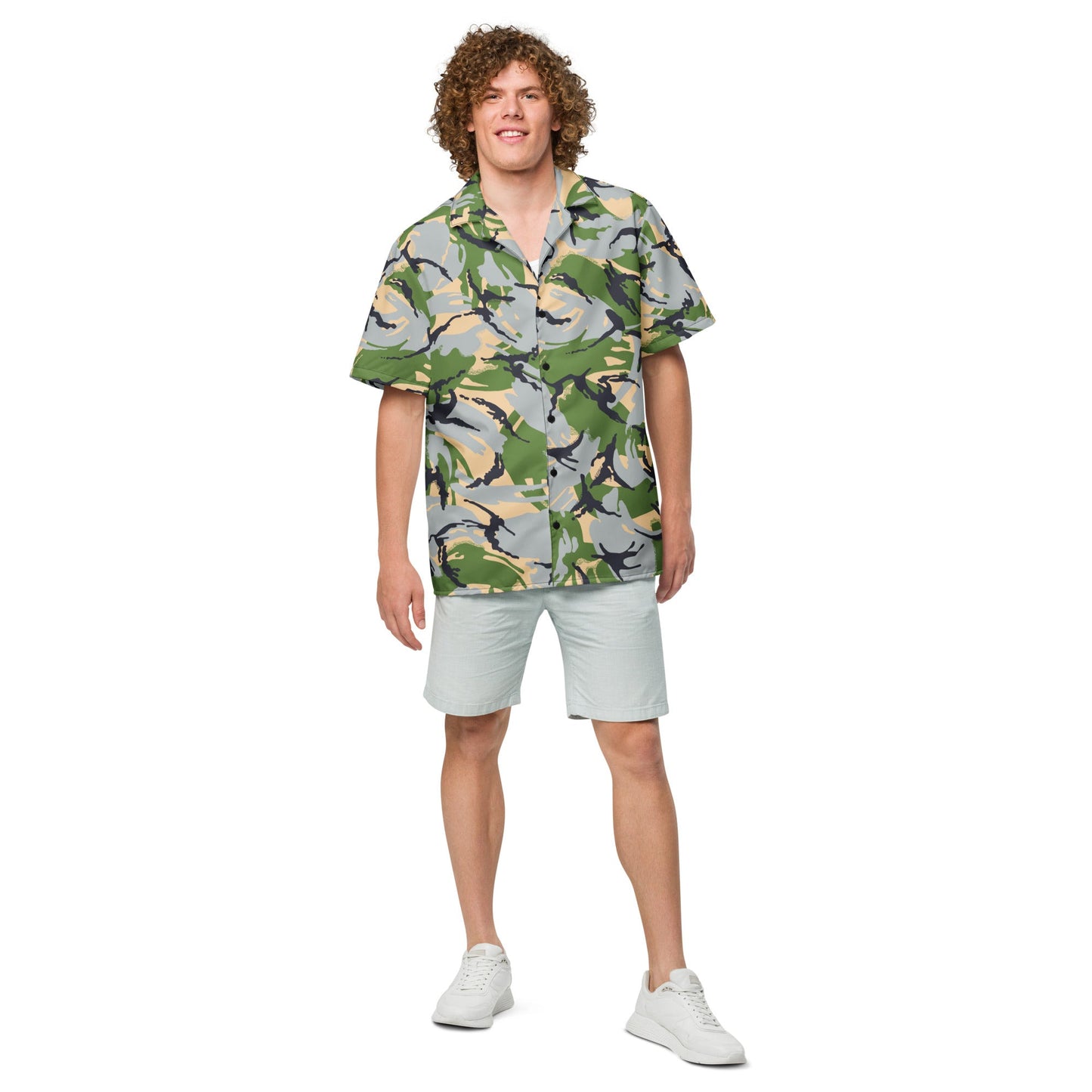 Kenyan DPM Security Forces CAMO Unisex button shirt - Button Shirts