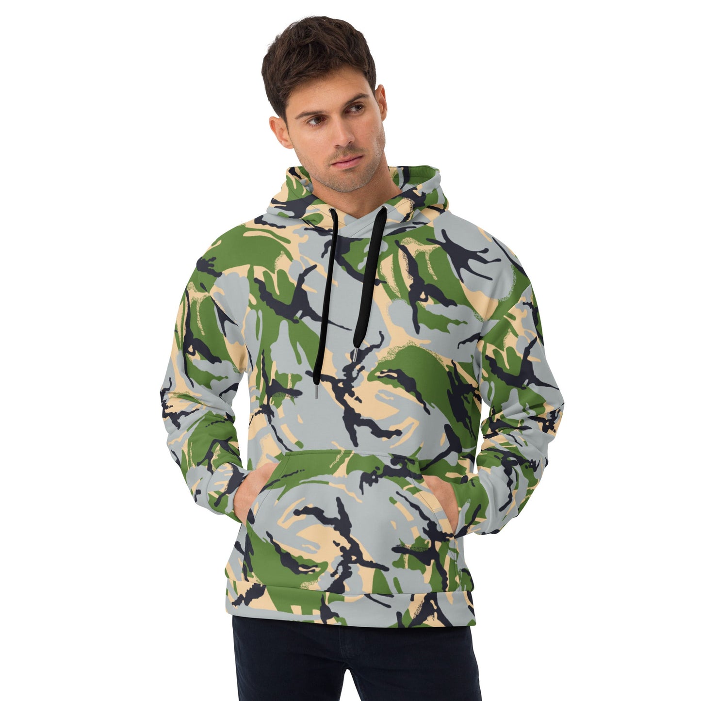 Kenyan DPM Security Forces CAMO Unisex Hoodie - 2XS - Hoodies
