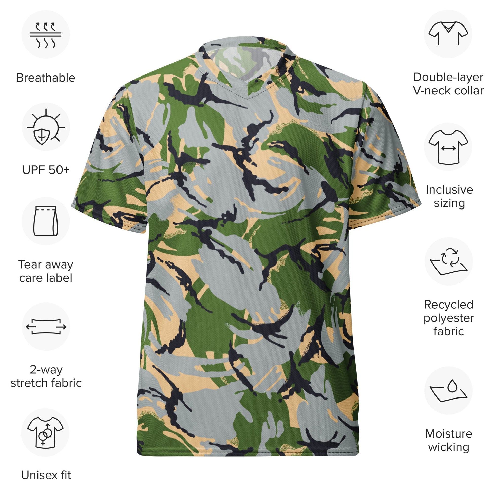 Kenyan DPM Security Forces CAMO unisex sports jersey - Sports Jerseys