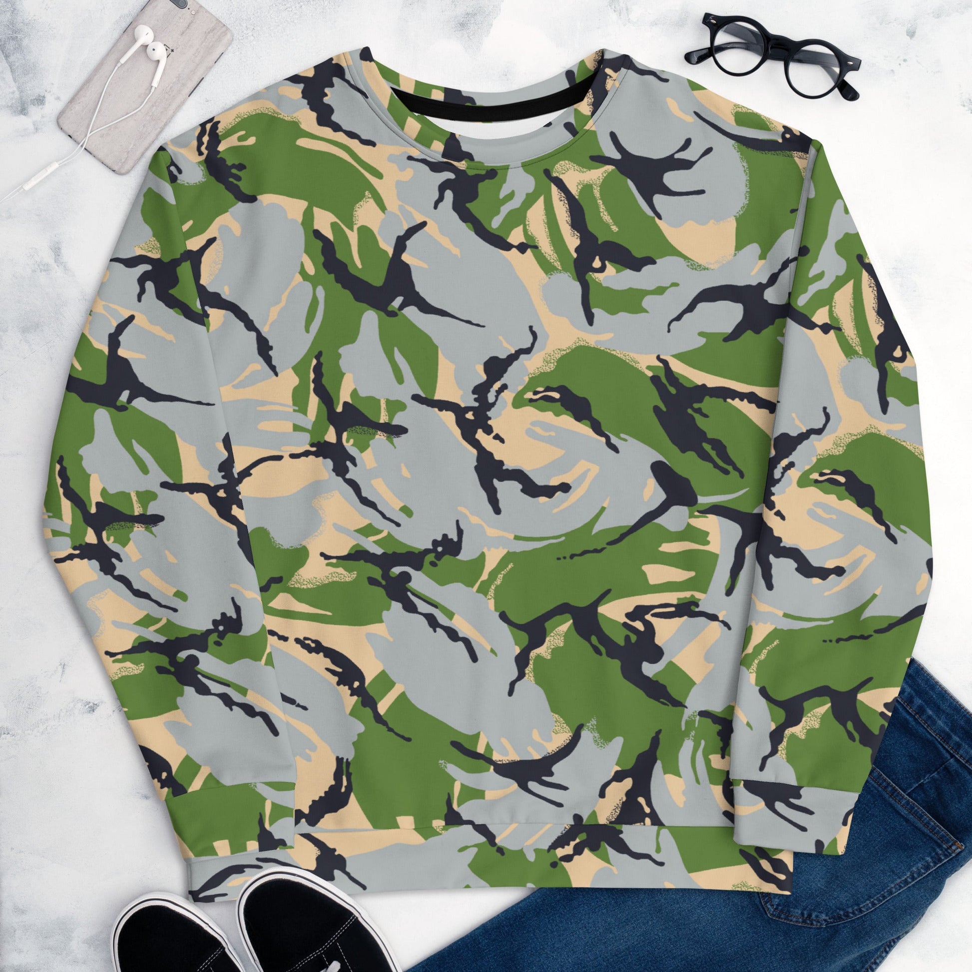 Kenyan DPM Security Forces CAMO Unisex Sweatshirt - Sweatshirts